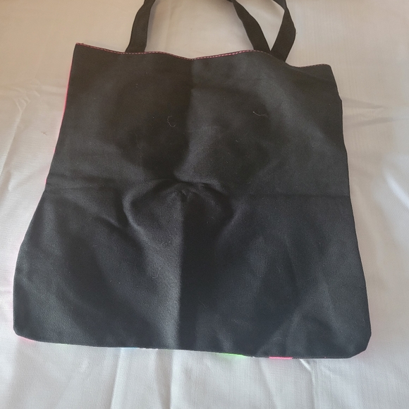 Sanrio Hello Kitty Canvas Tote Bag Purse Beach Bag Ribbon Reusable Bag Handbag - Picture 6 of 6